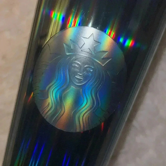Starbucks Fall 2022 Ocean Kaleidoscope Dome 24oz Venti Tumbler with Straw - Picture 3 of 6